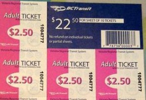  bus tickets