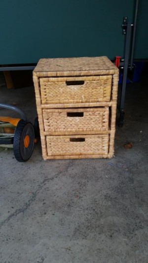  wicker bedside